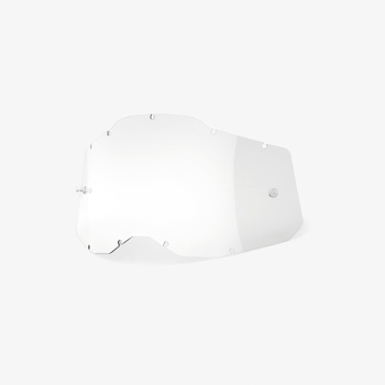 100 PROCENT AC2/ST2 YOUTH REPLACEMENT LENS - CLEAR, SZYBA/SZYBKA POJEDYŃCZA DO GOGLI ACCURI 2/STRATA 2 YOUTH DZIECIĘCE KOLOR PRZEŹROCZYSTY STARY KOD: 51009-101-01