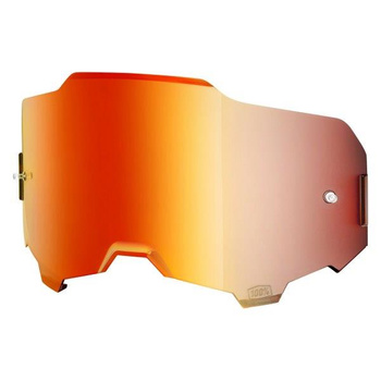 100 PROCENT ARMEGA REPLACEMENT LENS RED MIRROR, SZYBA/SZYBKA/SZYBKA DO GOGLI ARMEGA KOLOR CZERWONE LUSTRO STARY KOD: 51040-003-02