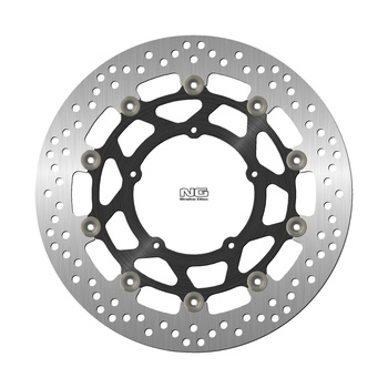 NG TARCZA HAMULCOWA PRZÓD HONDA CRF 1100 L AFRICA TWIN ADVENTURE SPORT / DESERT TRACK / DCT '20-'25 (210X109X4,5MM) (5X6,25MM) PRAWA STRONA PŁYWAJĄCA (ŚRODEK ALUMINIOWY)