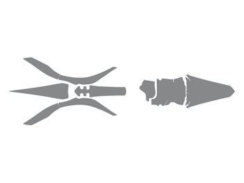 BLACKBIRD OKLEINA PRZECIWBŁOTNA KAWASAKI KXF 250 '21-'23 (ANTI-MUD)