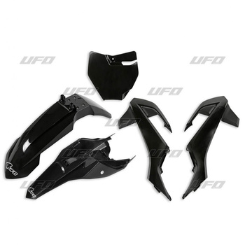 UFO KOMPLET PLASTIKÓW KTM SX 65 '16-'23 KOLOR CZARNY (KT526E001)