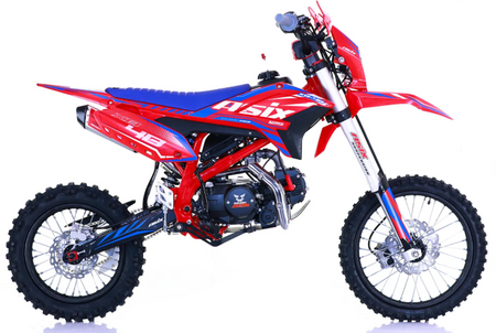 Motocykl ASIX XB-48 cross 125cc 17/14 cali manual pitbike