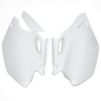 UFO BOCZKI TYLNE YAMAHA WR 250/450 '03-'06 KOLOR BIAŁY