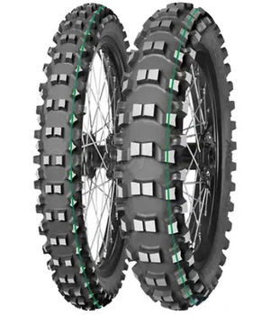 MITAS OPONA 110/100-18 TERRA FORCE MX-SM 64M TT SUPER LIGHT (ZIELONY PASEK) TYŁ DOT 37-38/2022 (26323) WYCOFANE (ZAMIENNIK:70000977)