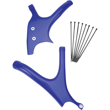 UFO OSŁONY RAMY YAMAHA YZ 125/250 '02-'04 KOLOR NIEBIESKI