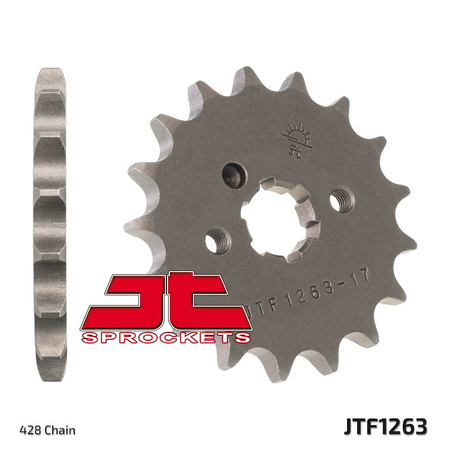JT ZĘBATKA PRZEDNIA 263 14 SUZUKI RM 80/85, YAMAHA XT 125 R/X;JUNAK 125 (26314JT) (ŁAŃC. 428)