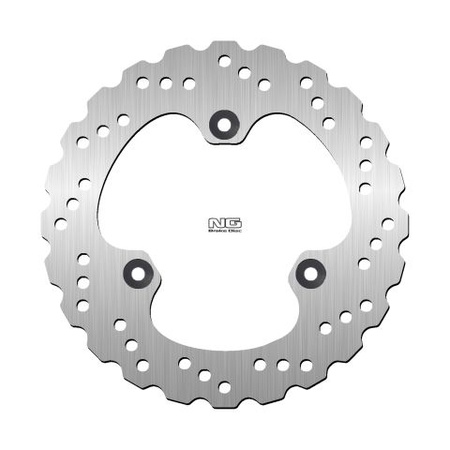NG TARCZA HAMULCOWA TYŁ KAWASAKI EX 250/300 NINJA 07-17 (220X110X5,0MM) (3X10,5MM) WAVE