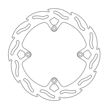 MOTO-MASTER TARCZA HAMULCOWA FLAME TYŁ 220MM KTM SX85 '11-'17, 250 FREERIDE '14-'17, 350 FREERIDE '12-'17 HUSQVARNA TC85 '14-'17 (NG1281X)