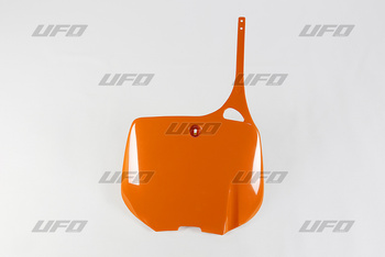 UFO TABLICA NA NUMER STARTOWY KTM 125/200/250/300/360/380/400/500/520/620 '93-98 KOLOR POMARAŃCZOWY '98-17