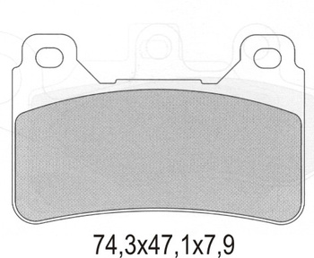 GALFER KLOCKI HAMULCOWE KH390 PÓŁMETALICZNE HONDA CBR 600/1000RR PRZÓD (OFERTA SPECJALNA) WYCOFANE Z OFERTY