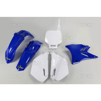UFO KOMPLET PLASTIKÓW YAMAHA YZ 85 '02-'14 RESTYLING KOLOR OEM '02-'12 (NIEBIESKI/BIAŁY) (YA306KE999)