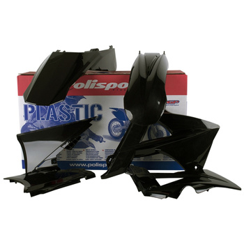 POLISPORT WYPRZEDAŻ KOMPLET PLASTIKÓW GAS GAS EC/EC-E 125 '10; EC/EC-E 200 '10; EC/EC-E 250 '10; EC-EC-E 300 '10 EC/EC-F '10 KOLOR CZARNY