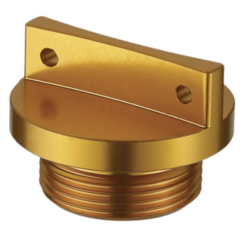 ACCEL KOREK WLEWU OLEJU YAMAHA YZ/YZF/WRF/YFZ '99-'16, HONDA CR 125/250 '87-'04, KOLOR ZŁOTY (GWINT M20X2,5)