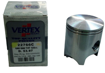 VERTEX TŁOK GAS GAS 125 TXT '02-'21 (53,95MM) (STD.) (PIERŚCIENIE 53009805400 x 2 SZT.)