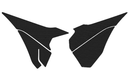 BLACKBIRD WYPRZEDAŻ KOMPLET NAKLEJEK (OKLEIN) NA PUSZKĘ FILTRA POWIETRZA KTM SX/SXF '13-'15 (CARBON LOOK)