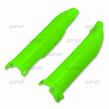 UFO OSŁONY TELESKOPÓW ( AMORTYZATORÓW ) PRZEDNICH KAWASAKI KXF 250 09-20, KXF 450 09-20 KOLOR ZIELONY FLUO