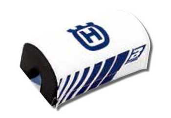 BLACKBIRD OSŁONA KIEROWNICY PRO TAPER (28MM) LOGO HUSQVARNA KOLOR BIAŁY