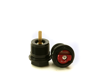 ACCEL KOREK DOLNY AMORTYZATORA PRZEDNIEGO Z REGULACJĄ HONDA CRF 250R '18-20, CRF 450R/RX '17-20, CRF 250RX '19-20, CRF 450X/L 19, KAWASAKI KXF 450 '19-20, SUZUKI RMZ 450 '18-19 KOLOR CZERWONY (KPL.-2SZT.) - PROMOCJA