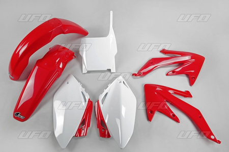 UFO KOMPLET PLASTIKÓW HONDA CRF 450 R '07 KOLOR OEM (CZERWONY/BIAŁY) (HO110E999)