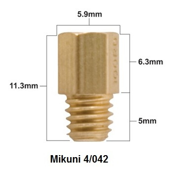 PROX DYSZA GŁÓWNA MIKUNI TYP 4/042 ŚREDNICA #110 ( 1 SZT. )