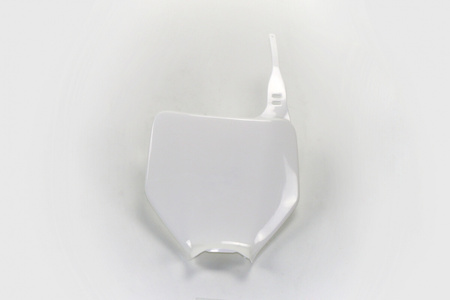 UFO TABLICA NA NUMER STARTOWY KAWASAKI KX 125/250 '03-'08, KXF 250 '04-'08, KXF 450 '06-'08 KOLOR BIAŁY - ZASTĘPUJE KA03763041