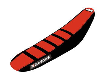 BLACKBIRD POKROWIEC / POSZYCIE NA SIEDZENIE GAS GAS MC '21-'23; EC '21-'23 (MC/EC ALL MODELS '21-'23) ZEBRA KOLOR CZARNY CZERWONY