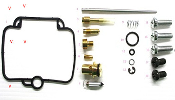 BEARING WORX ZESTAW NAPRAWCZY GAŹNIKA YAMAHA YFM 600 GRIZZLY '01, (26-1375)