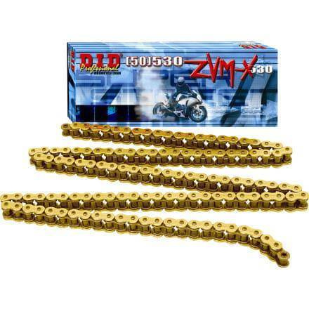 DID 50(530)ZVMXG&G ŁAŃCUCH ZŁOTY / ZŁOTY (OGNIWO) X-RING (50ZVMXGG-1) (50ZVMXGB-1)
