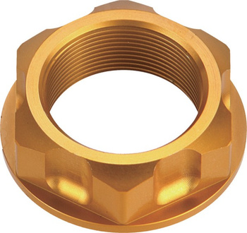 ACCEL NAKRĘTKA GÓRNEJ PÓŁKI YAMAHA , SUZUKI, HONDA (M24X32) KOLOR ZŁOTY