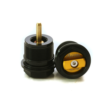 ACCEL KOREK DOLNY AMORTYZATORA PRZEDNIEGO Z REGULACJĄ HONDA CRF 250R '18-20, CRF 450R/RX '17-20, CRF 250RX '19-20, CRF 450X/L 19, KAWASAKI KXF 450 '19-20, SUZUKI RMZ 450 '18-19 KOLOR ZŁOTY (KPL.-2SZT.) - PROMOCJA