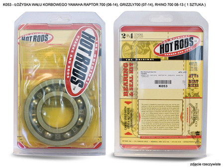 HOT RODS ŁOŻYSKO WAŁU KORBOWEGO YAMAHA RAPTOR YFM 700 (06-18), GRIZZLY 700 (07-15), RHINO 700 08-13 ( 1 SZTUKA )