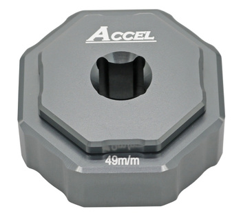 ACCEL KLUCZ DO SERWISU ZAWIESZEŃ PRZEDNICH DWUKOMOROWYCH KAYABA (KYB) ZESTAW DO ROZKRĘCANIA WKŁADU I GŁÓWNEJ NAKRĘTKI 49MM (KAYABA,KYB) (FCT02)(HONDA,KAWASAKI,YAMAHA) (FCT-02)