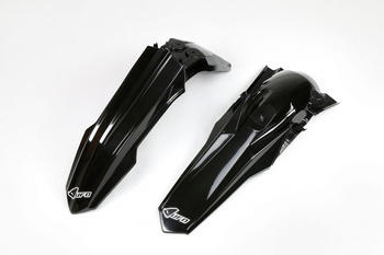 UFO KOMPLET BŁOTNIKÓW SUZUKI RMZ 250 '19-22, RMZ 450 '18-23, KOLOR CZARNY (SU04939001, SU04940001)