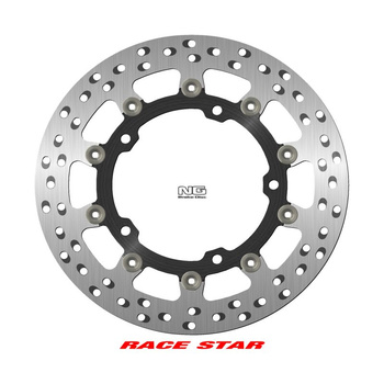 NG TARCZA HAMULCOWA PRZÓD RACE STAR PREMIUM KAWASAKI NINJA 400 / Z 400 '18-'22, ZX-25R '21-'22 (310X141,75X5MM) (5X10,25MM) (ŚRODEK ALUMINIOWY, POLEPSZONE CHŁODZENIE)