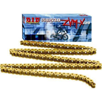 DID 50(530)ZVMXG&G-140 ŁAŃCUCH ZŁOTY / ZŁOTY (140 OGNIW) X-RING (50ZVMXGG140)(50ZVMXGB-140)(OTWARTY + ZAKUWKA) (50ZVMXGG-140)