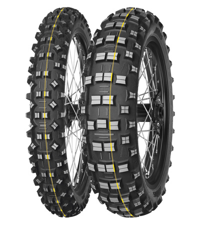 MITAS OPONA 140/80-18 TERRA FORCE-EF SUPER 70R TT TYŁ (ŻÓŁTY PASEK) DOT 10/2025 (460070) (zamiennik:70000200,70000204)
