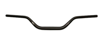 ACCEL KIEROWNICA ALUMINIOWA 28,6 MM TAPER MX MINI CROSS (50-85 CCM) WYSOKA (7075-T6) ERGAL KOLOR CZARNY (SZER. 732MM, WYS. 100MM)