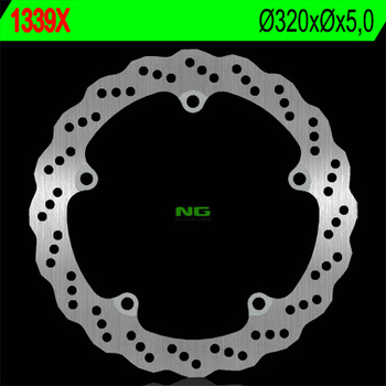 NG TARCZA HAMULCOWA PRZÓD HONDA CB 650F '14-'15, CTX 700 '13-'17 (320X5) (5X10MM) WAVE