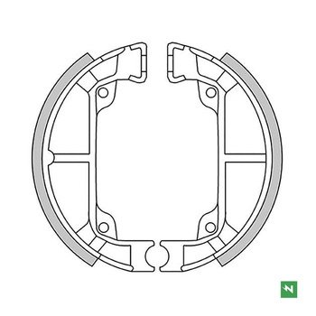 NEWFREN WYPRZEDAŻ SZCZĘKI HAMULCOWE SUZUKI ADRESS 50, TUNE 50 '93-, ATALA BYTE 50, HACKER 50 -'95 (95X20MM)