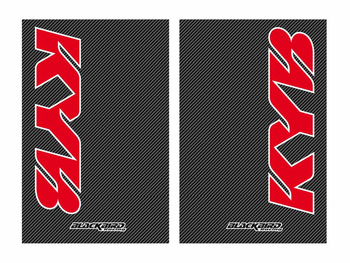 BLACKBIRD KOMPLET NAKLEJEK (OKLEIN) NA TELESKOPY KAYABA-CARBON