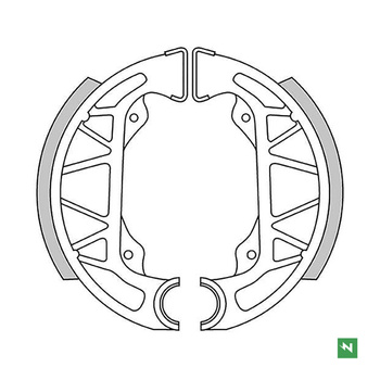 NEWFREN WYPRZEDAŻ SZCZĘKI HAMULCOWE GILERA TYPHON 50 96> ,PIAGGIO NRG 50 SFERA 50 96> (100X20MM)