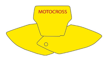 BLACKBIRD WYPRZEDAŻ KOMPLET NAKLEJEK (OKLEIN) POD NUMERY STARTOWE HONDA CRF 450 '05-'07