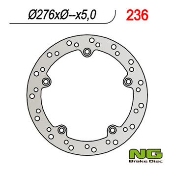 NG TARCZA HAMULCOWA TYŁ BMW R 850/1100/1150/1200 (276x-x5) (5x10,5mm)