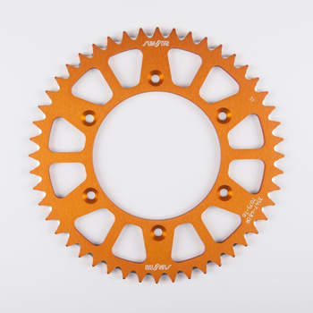 SUNSTAR ZĘBATKA TYLNA ALUMINIOWA (ERGAL) 899 48 HUSABERG TE 125 '12-14 (ŁAŃC. 520) (89948JT) KOLOR POMARAŃCZOWY - OFERTA SPECJALNA