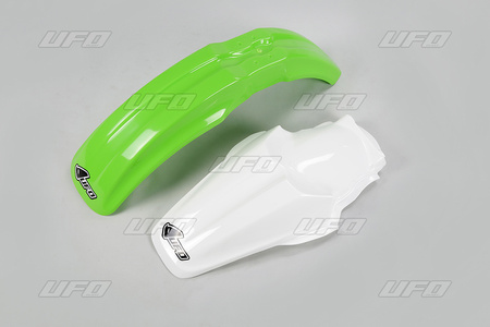 UFO KOMPLET BŁOTNIKÓW KAWASAKI KX 85 '13 (KA02757026, KA03715047) KOLOR ZIELONY/BIAŁY