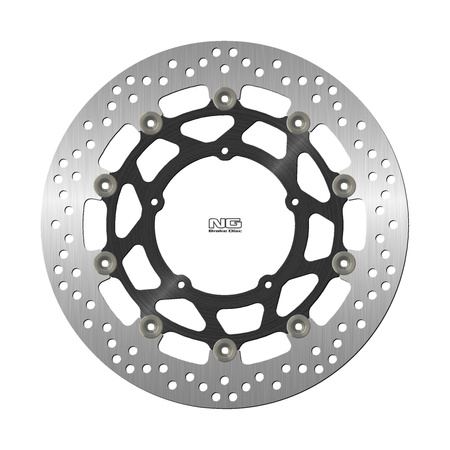 NG TARCZA HAMULCOWA PRZÓD HONDA CRF 1100 L AFRICA TWIN ADVENTURE SPORT / DESERT TRACK / DCT '20-'25 (210X109X4,5MM) (5X6,25MM) PRAWA STRONA PŁYWAJĄCA (ŚRODEK ALUMINIOWY)