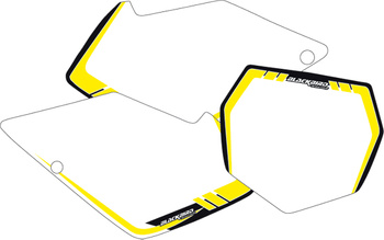 BLACKBIRD WYPRZEDAŻ TŁA POD NUMERY STARTOWE SUZUKI RMZ 450 '08-'09 KOLOR BIAŁY