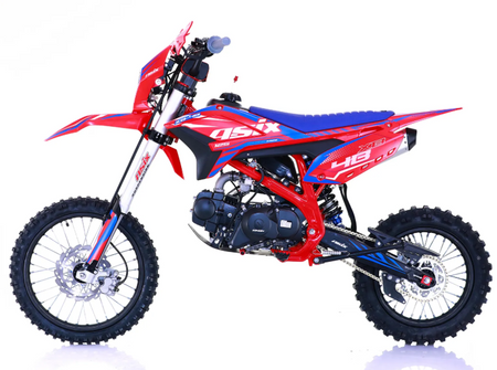 Motocykl ASIX XB-48 cross 125cc 17/14 cali manual pitbike