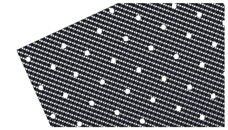 BLACKBIRD FOLIA (OKLEINA) CARBON (Z DZIURKAMI) MATERIAŁ CRYSTAL 0,4MM