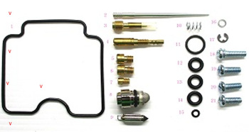 BEARING WORX ZESTAW NAPRAWCZY GAŹNIKA YAMAHA YFM 350FA BRUIN '06, YFM 350 GRIZZLY '07-'14, YFM 35X WOLVERINE '06-'09 (26-1262)